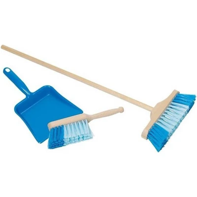 Afbeelding van Simply For Kids 3 Delige Bezemset Blauw