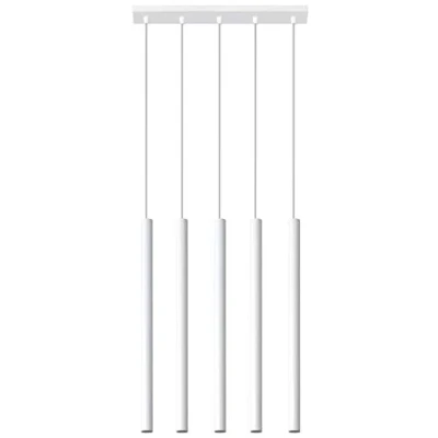 Afbeelding van Hanglamp Pastelo 5 Lichts Wit Giga Meubel