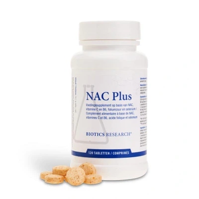 Afbeelding van Biotics NAC Plus Tabletten 120TB