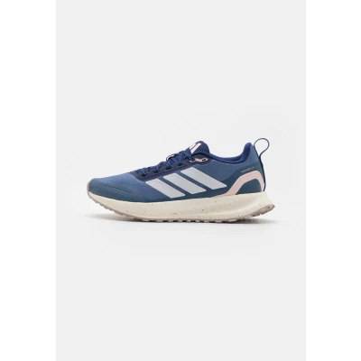 Afbeelding van adidas Performance Runfalcon 5 TR Trail hardloopschoenen, Dames, Maat: 36, Dark blue/footwear white/wonder taupe Textiel/ synthetisch