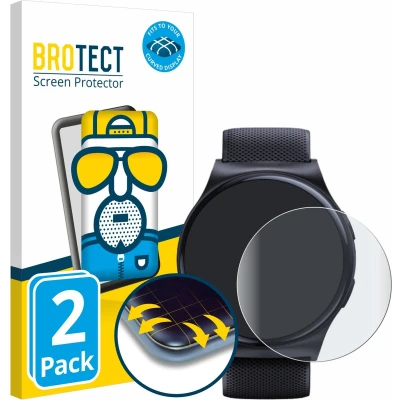 Afbeelding van BROTECT Schermbeschermer mat, Smartwatch beschermfolie, Grijs
