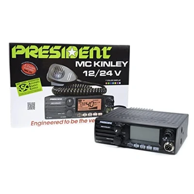 Afbeelding van President McKinley CB Toestel met SSB FM &amp; AM Zwart
