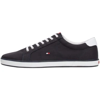 Image de Tommy Hilfiger H2285arlow 1d Fm0fm00596 Homme Baskets vulcanisées, Bleu Midnight, 41 EU