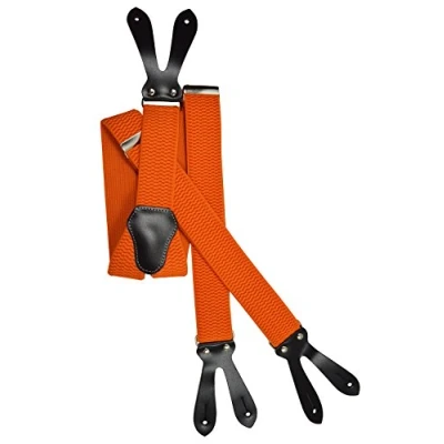 Afbeelding van Olata Y bandjes met knopen, extra grote formele outfits, 4 cm, Oranje
