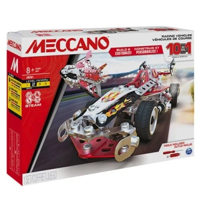 Afbeelding van Meccano Model set Racing Vehicles 10 in 1