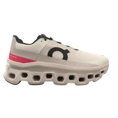 Afbeelding van On Cloudmonster Hardloopschoenen voor op de weg Ivory pearl, Heren, Maat: 41, pearl Polyester