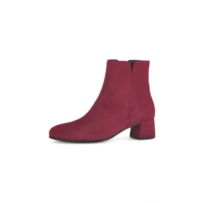 Afbeelding van Gabor Enkellaarsjes rood Suede Dames Maat 38