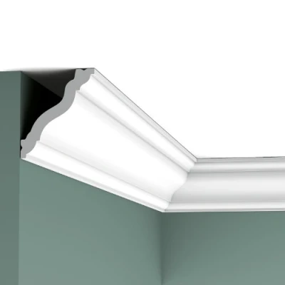 Afbeelding van Kroonlijst Orac Decor CX177 AXXENT Lijstwerk Sierlijst tijdeloos klassieke stijl wit 2m