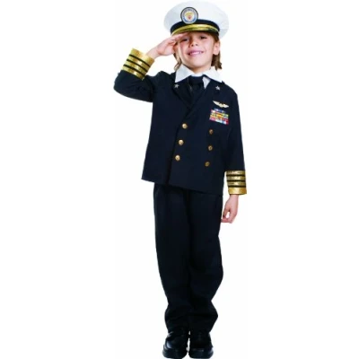 Afbeelding van Dress Up America Costume d&#039;amiral de la marine pour enfant