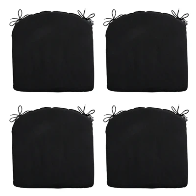 Afbeelding van Madison Zitkussen Panama Black 46x48 Zwart 4 Stuks