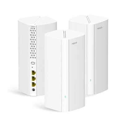 Afbeelding van Tenda wifi 6 AX3000 Nova MX12 (3 stuks) mesh systeem voor het hele huis afdekking 650 m² eenvoudige configuratie kinderbeveiliging vervanging router