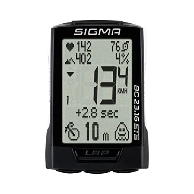 Afbeelding van Fietscomputer Sigma BC 23.16 STS White Limited Edition