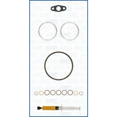 Afbeelding van AJUSA JTC12319 Turbocharger, montageset with studs, syringe oil Met pakkingen montagehandleiding BMW: 5 Saloon, 6 Gran Coupe, X5
