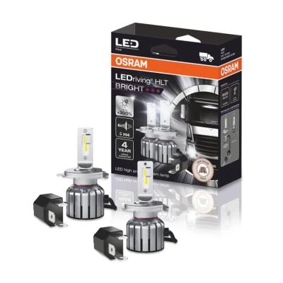 Afbeelding van Osram H4 HLT Bright LED Koplamp P43t Set 24 Volt 2 Stuks