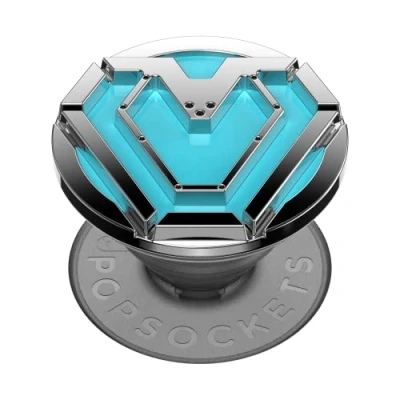 Afbeelding van PopSockets: PopGrip Houder en handgreep voor mobiele telefoons tablets met verwisselbare PopTop Enamel Iron Heart