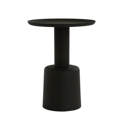 Afbeelding van Light &amp; Living Bijzettafel MILAKI Ø39x52cm Zwart