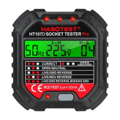 Afbeelding van Habotest HT107D kabeltester Contact