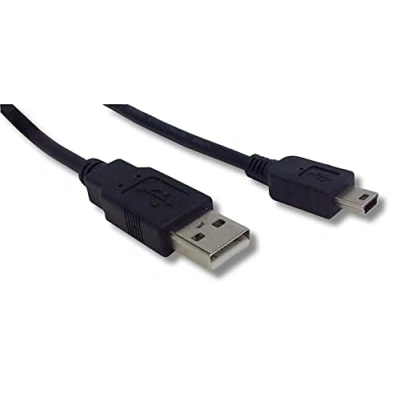 Image de CÃ¢ble mini usb b 5 contacts mÃ¢le / a