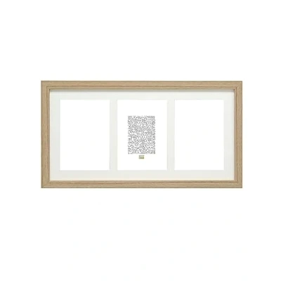Afbeelding van Deknudt Frames fotolijst S66KB3 naturel 3 foto&#039;s 15x20 cm