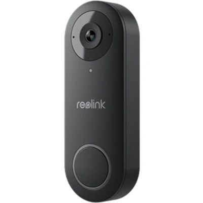 Afbeelding van Reolink Video deurbel PoE met Chime Slimme camera (PoE) aansluiting 2,4/5GHz dual band wifi Persoonsdetectie Speaker en Microfoon Zwart/Wit