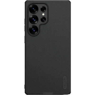Afbeelding van Nillkin Frosted Shield Hoesje Geschikt voor Samsung Galaxy S25 Ultra Compatibel met MagSafe / Qi2 Back Cover Magneet Zwart
