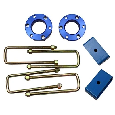 Afbeelding van JINGLING Voorwielophanging Spacer 51MM Geschenken Achterwielophangingsblokken Lift Up Kits voor Triton L200 2005 2014 UBolt Kit Raise Adapter Strut Spring (voor en achter)