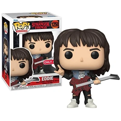 Afbeelding van Funko Eddie met Guitar Pop! TV Stranger Things Series 4 Figuur 9cm