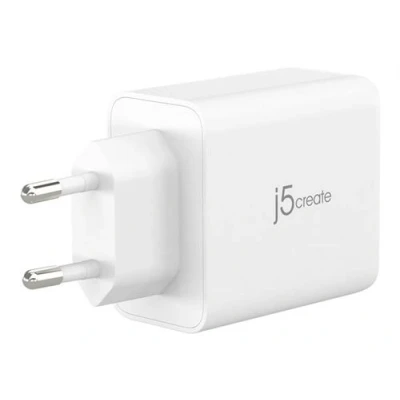 Afbeelding van j5create 65W GaN USB C 3 poorts oplader EU