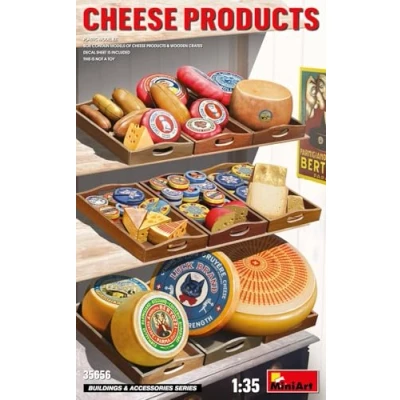 Afbeelding van 1:35 MiniArt 35656 Kaas Producten voor Diorama Plastic Modelbouwpakket