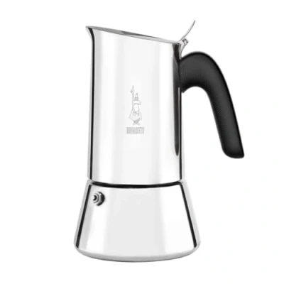 Afbeelding van Bialetti Venus koffiezetapparaat van roestvrij staal, geschikt voor inductie, zilver, 6 kopjes