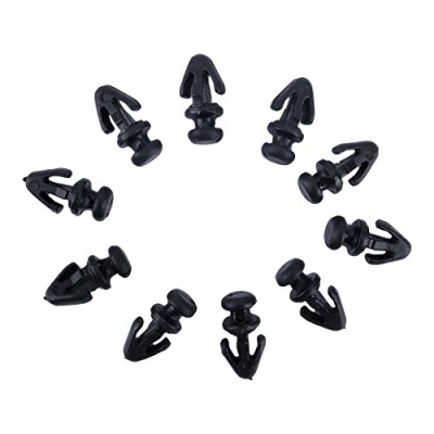 Afbeelding van 10 stuks deurafdichtingsclips, instaplijsten, afdichting voor deur, bevestiging, clip, koude afdichting, bevestigingsclips