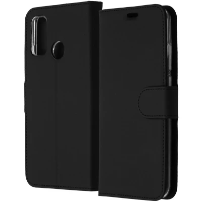 Afbeelding van Huawei P Smart (2020) Hoesje Met Pasjeshouder Accezz Wallet Softcase Bookcase Zwart
