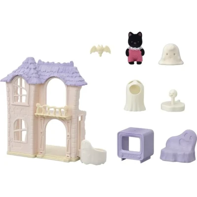 Afbeelding van Playset Sylvanian Families The Haunted House For Children 1 Onderdelen