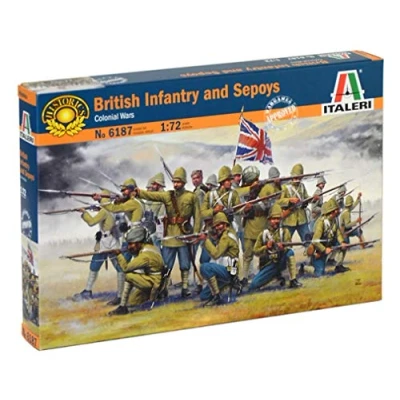 Afbeelding van Italeri British Infantry / Sepoys (Colon.wars) 1:72 * (Ita6187s) modelbouwsets, hobbybouwspeelgoed voor kinderen, modelverf en accessoires