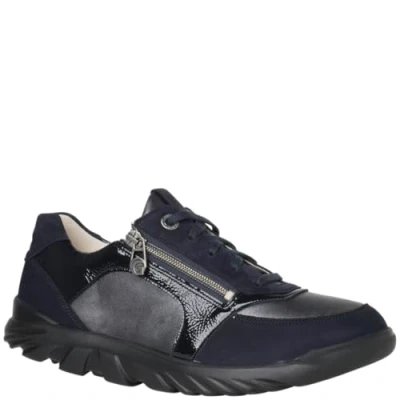 Afbeelding van Ganter Haylie dames sneaker blauw maat 39 (EU) 6 (UK)