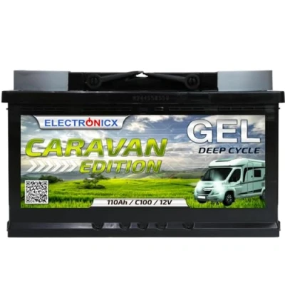 Afbeelding van Caravan Edition 110 Ah gelbatterij, Ah, zonne batterij, camper, langzame ontladingsbatterij, energie, 12 V, camper met ontladingsbatterij V.