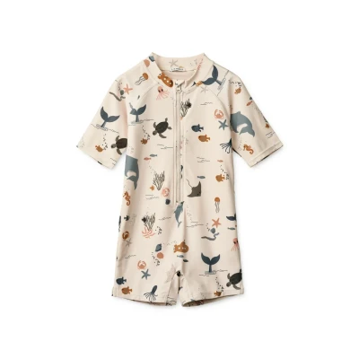 Afbeelding van Liewood MAX Unisex Badpak voor kinderen, Maat: 116, Sandy