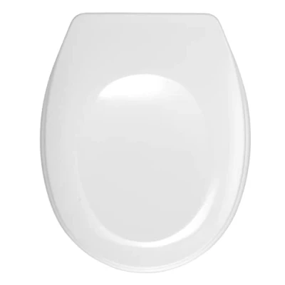 Afbeelding van Wenko Toiletbril Bergamo 35 X 44,4 Cm Duroplast/rvs Wit