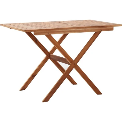 Afbeelding van Tuintafel 110x67x74 cm massief acaciahout