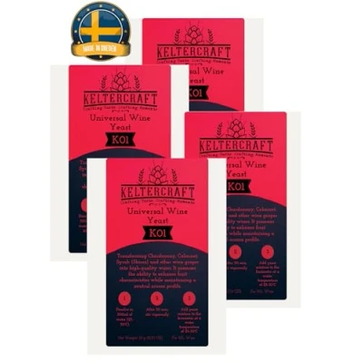 Afbeelding van Keltercraft K01 Wijngist [40g: Voor 200L Rode Wijn of Witte Wijn] Droge Chemische Nutritional yeast fermentatie Maak je eigen wijn!