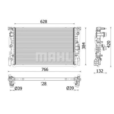 Afbeelding van Mahle Original Radiateur CR 2635 000P