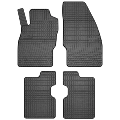 Afbeelding van M MOTOS Rubberen vloermat voor Opel Corsa E sinds 2014 2019, geniet van meer reiscomfort met de zwarte ET anti slip automat, All weather automat auto&#039;s, bescherming tegen vuil en vocht