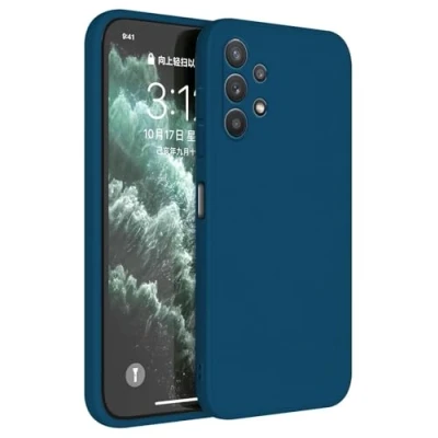 Afbeelding van Topme Telefoonhoesje voor Samsung Galaxy A32 5G 6,5 inch TPU siliconen saffierblauw