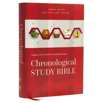 Afbeelding van NKJV, Chronological Study Bible, Hardcover, Comfort Print