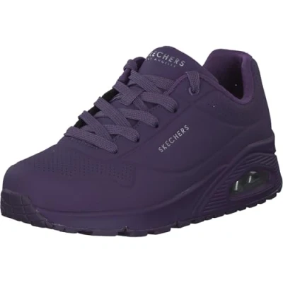 Afbeelding van Skechers Sport UNO Sneakers laag, Dames, Maat: 36.5, Lila Hoogwaardig imitatieleer