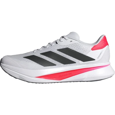 Afbeelding van adidas Performance Duramo Trail hardloopschoenen, Heren, Maat: 43 1/3, Footwear white/core black/lucid red Textiel/ synthetisch
