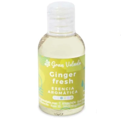 Image de Essence aromatique de gingembre frais avec des notes d&#039;agrumes, épicées et sucrées, idéal pour les savons, bougies crèmes, 250 ml