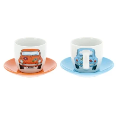 Afbeelding van VW Beetle Espresso Cups Set of 2