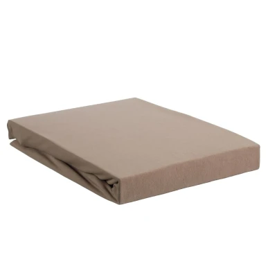 Afbeelding van Beddinghouse Premium Jersey Lycra Splittopper Hoeslaken Taupe