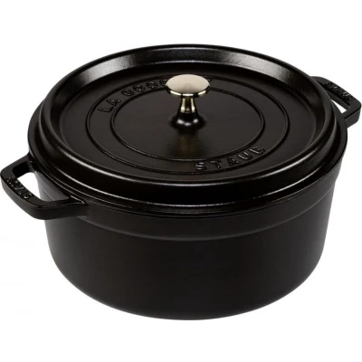 Afbeelding van Staub Braadpan Cocotte Zwart ø 26 cm / 5.2 liter